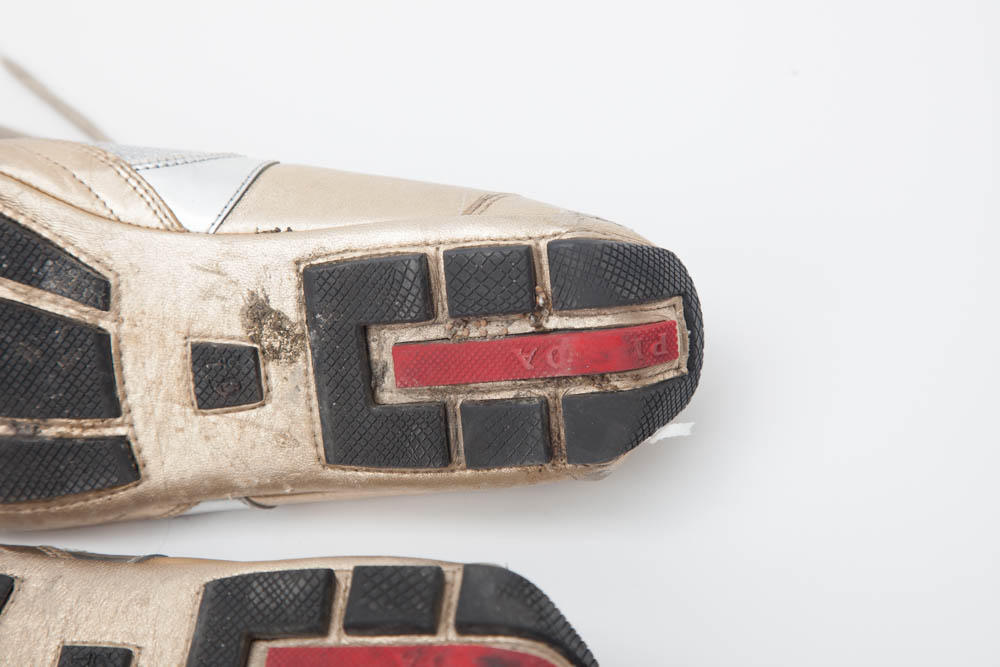 Prada Leather & Mesh Women's Athletic Shoes