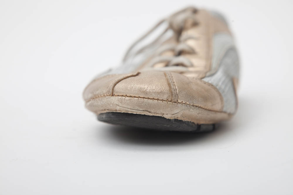 Prada Leather & Mesh Women's Athletic Shoes