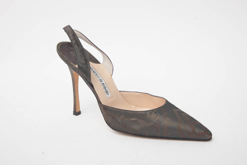 Manolo Blahnik Sling Back Heels