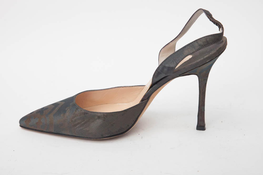 Manolo Blahnik Sling Back Heels