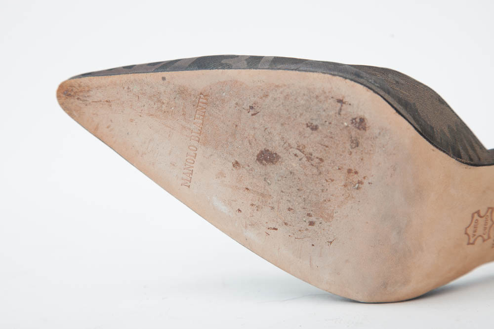 Manolo Blahnik Sling Back Heels