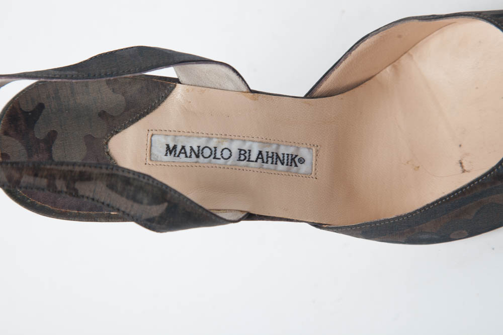 Manolo Blahnik Sling Back Heels