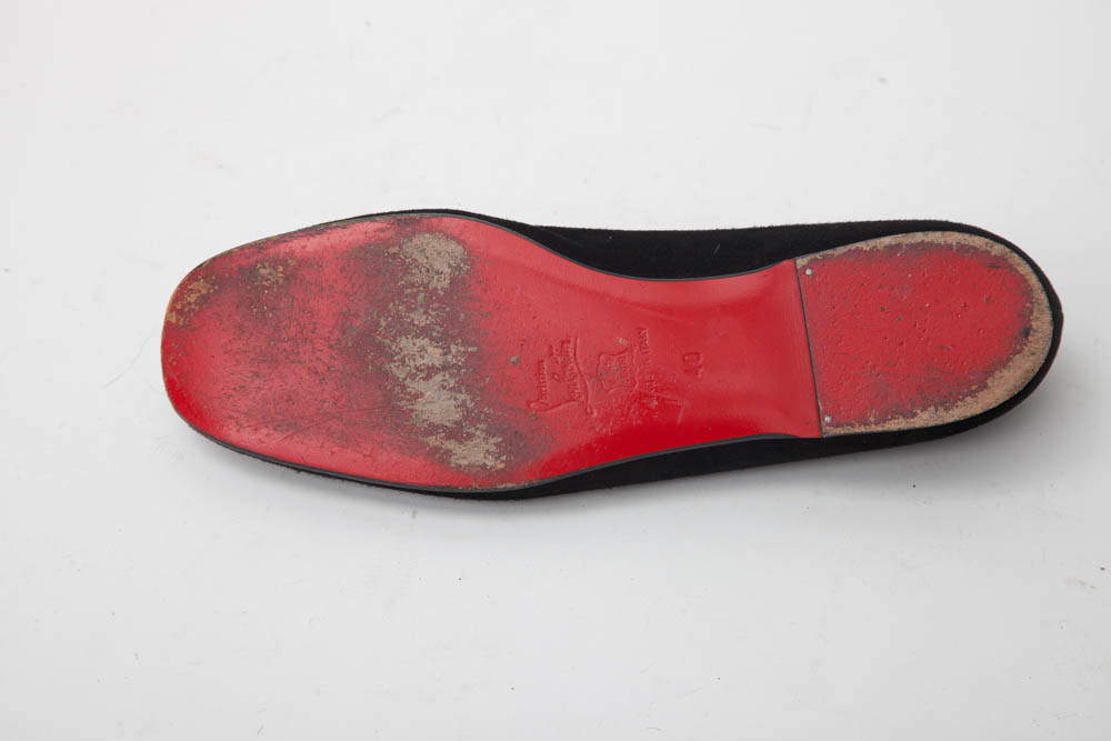 Christian Louboutin Black Flat Shoes