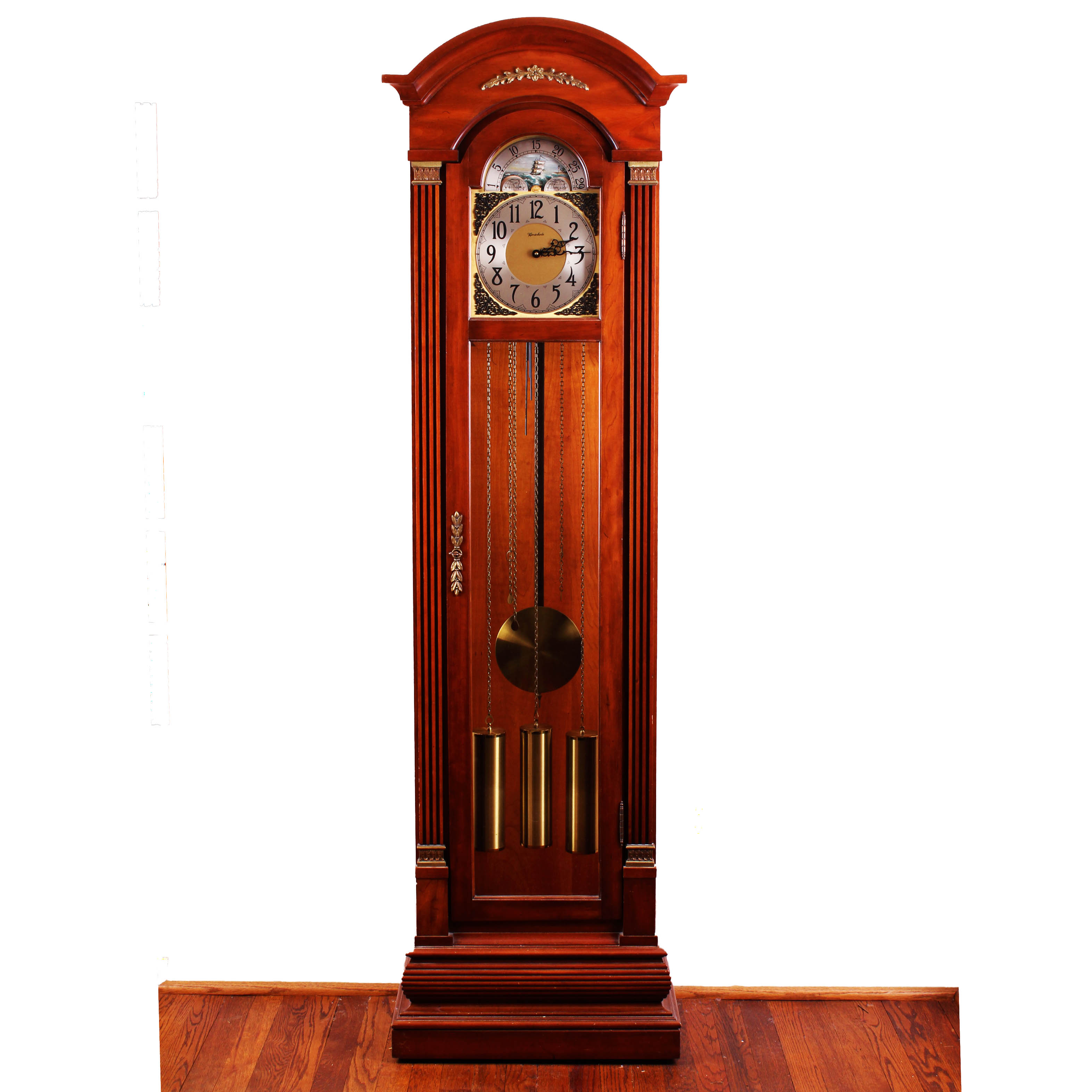 Vintage Herschede Grandfather Clock Model 325