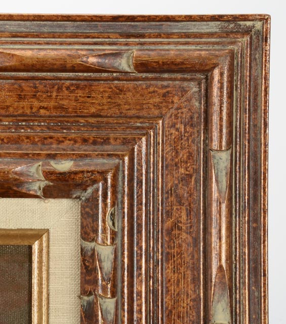 J. L. Lee Original Oil Portrait Painting of American Indian