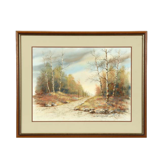 Judith Webb Original Watercolor Landscape