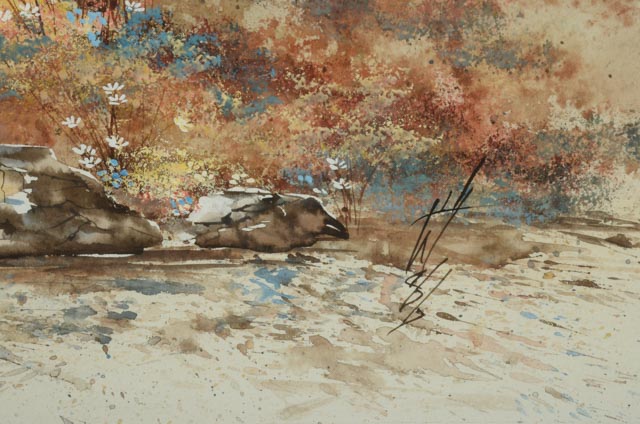 Judith Webb Original Watercolor Landscape