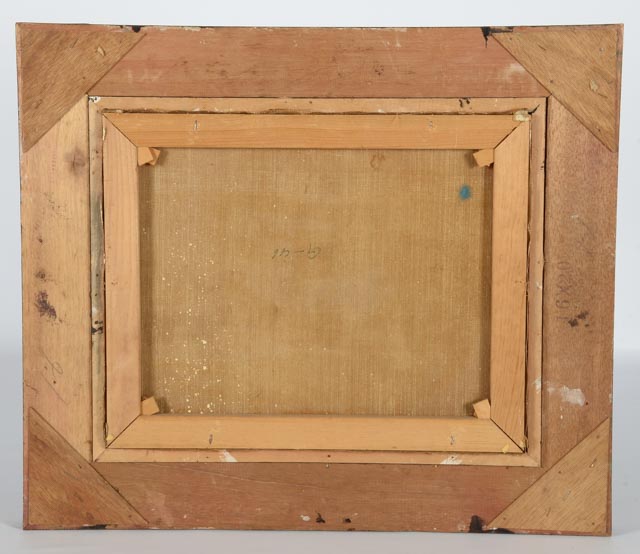 A. Bouchet Oil on Canvas Streetscape Painting