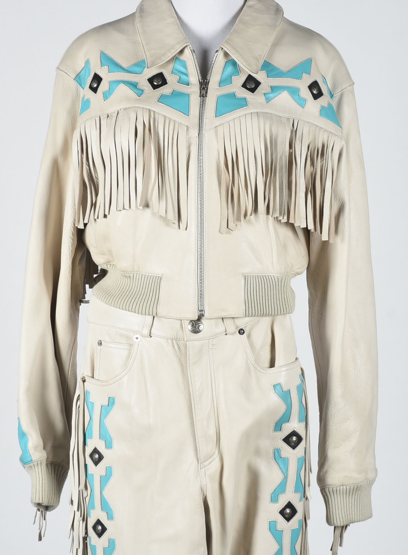 Michael Hoban for North Beach Leather Ensemble with Fringe