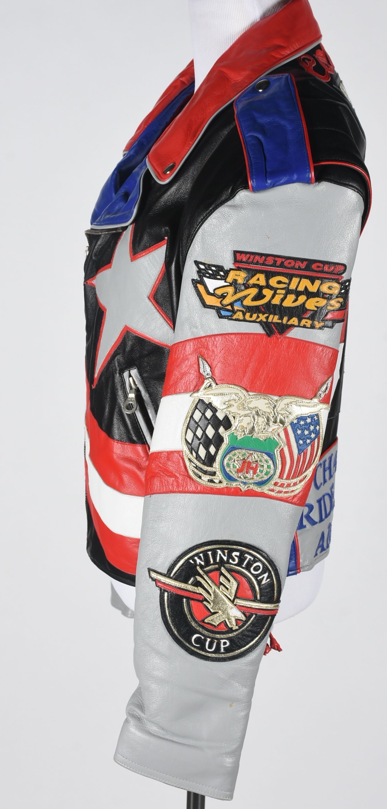 Tanya's Limited Edition Racing Team Leather Jacket Designed by Jeff Hamilton with Signature