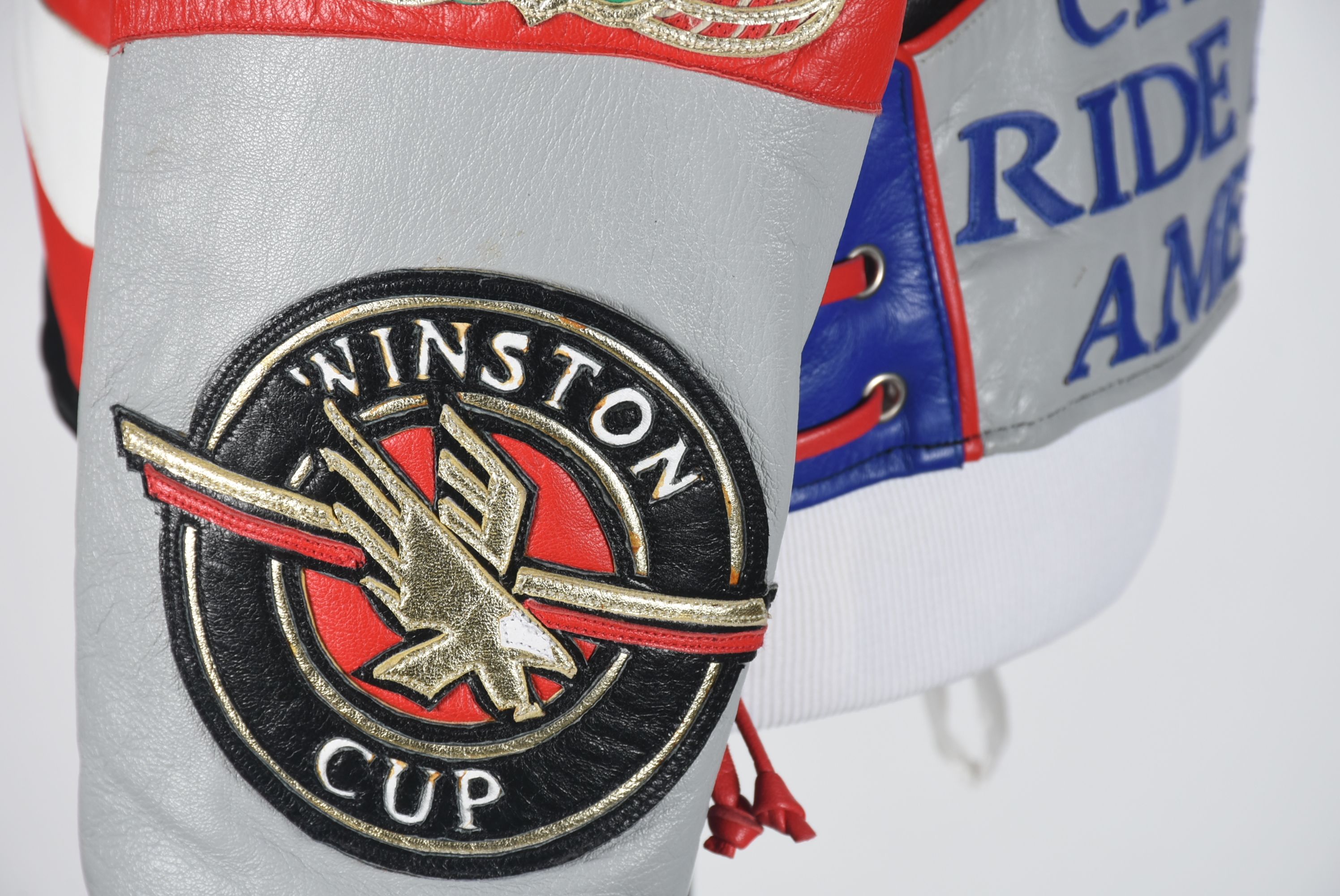 Tanya's Limited Edition Racing Team Leather Jacket Designed by Jeff Hamilton with Signature