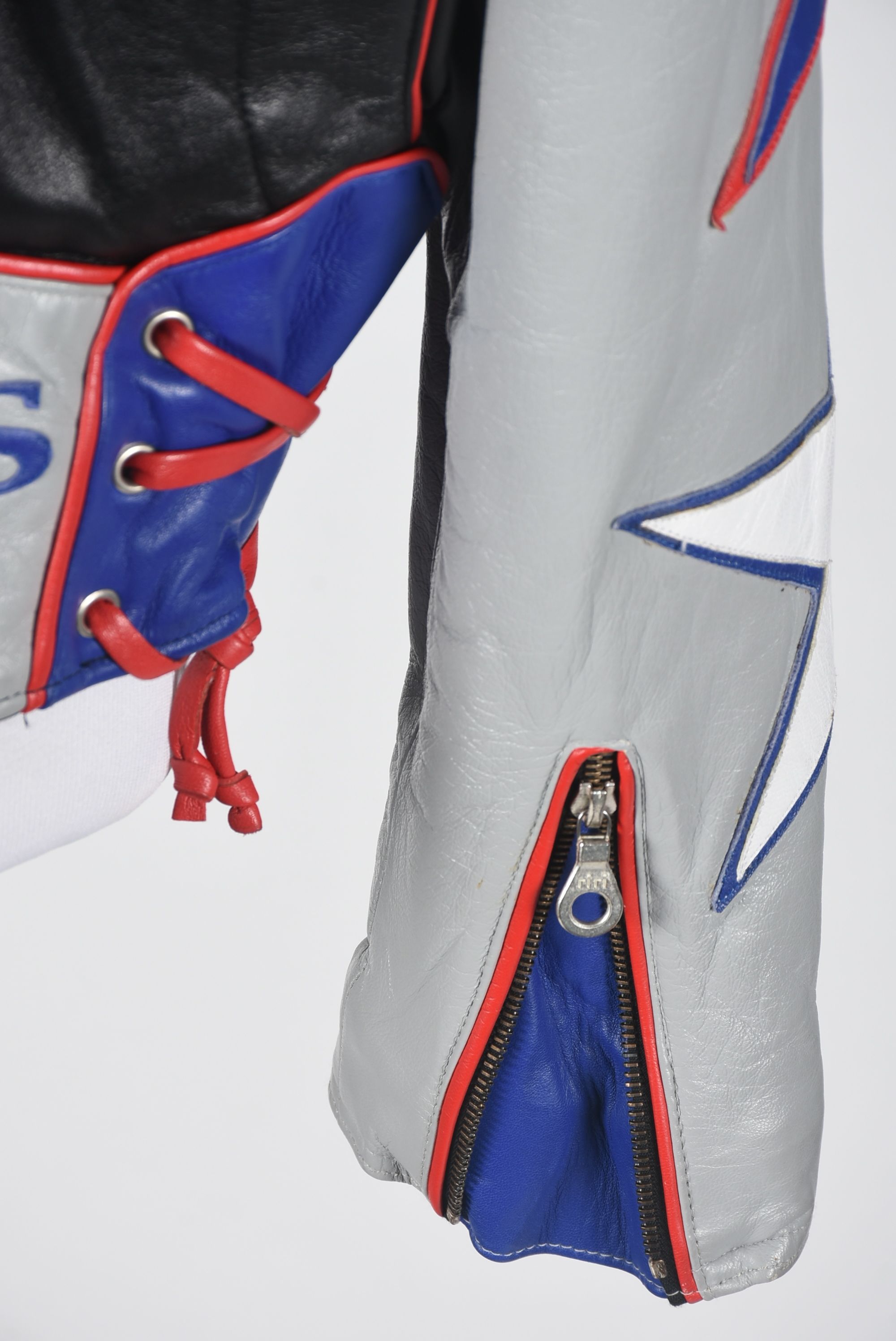 Tanya's Limited Edition Racing Team Leather Jacket Designed by Jeff Hamilton with Signature