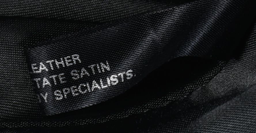 Michael Hoban for North Beach Leather Black and Ivory Leather Jacket