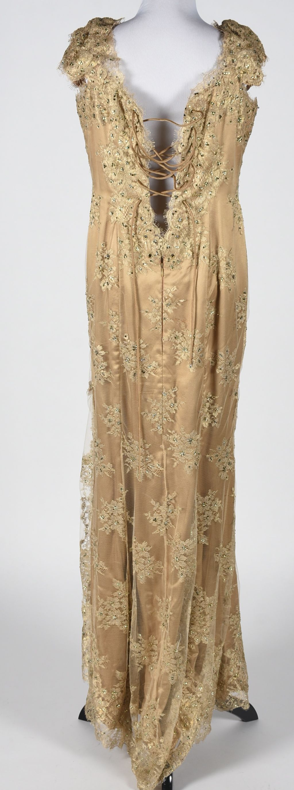 Baracci Haute Couture of Beverly Hills Formal Gown Worn at The Night of 100 Stars, A Celebration of The Academy Awards in 2008