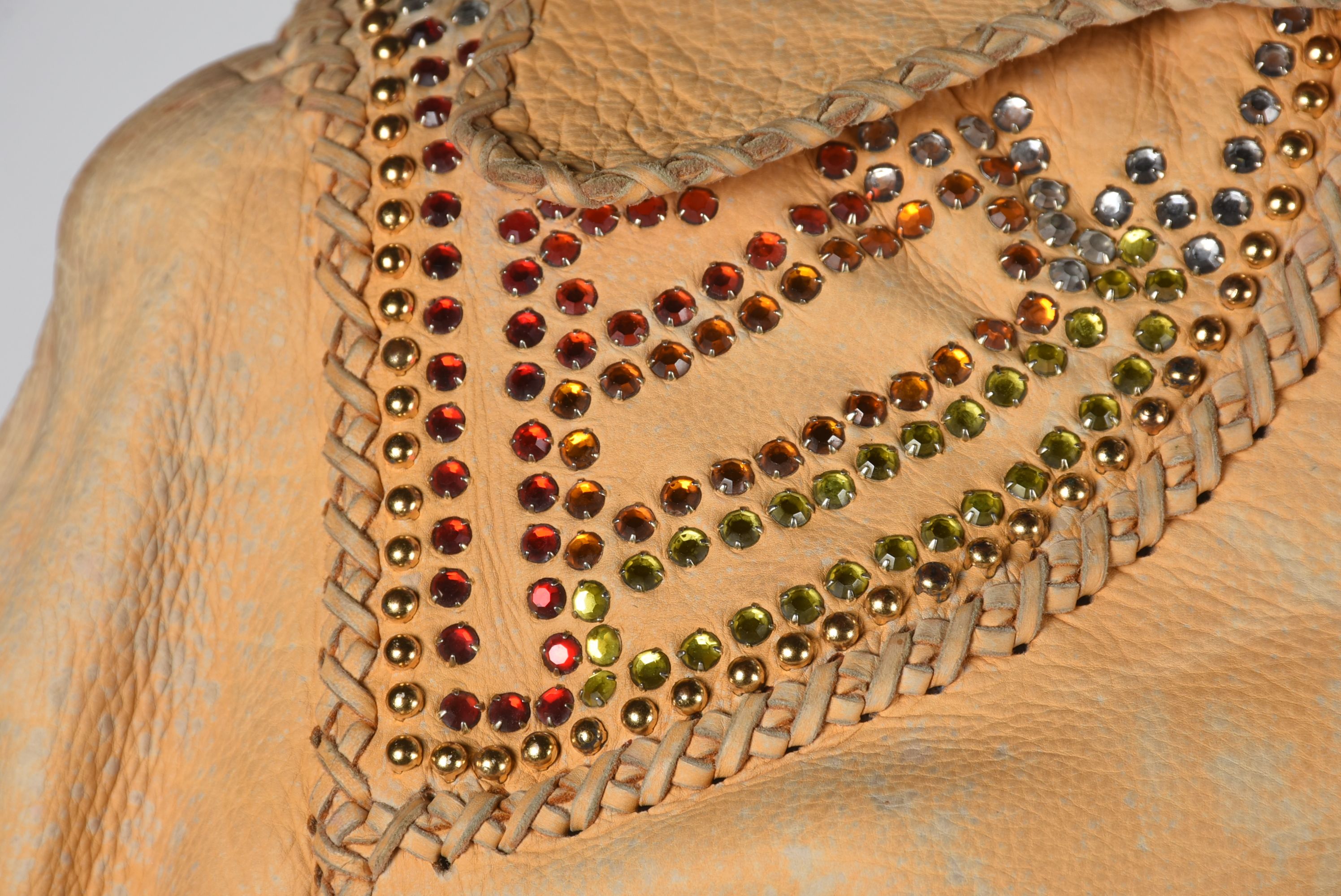 '76 Vintage Mexican Custom Made for North Beach Leather and Embellished Leather Stage Ensemble