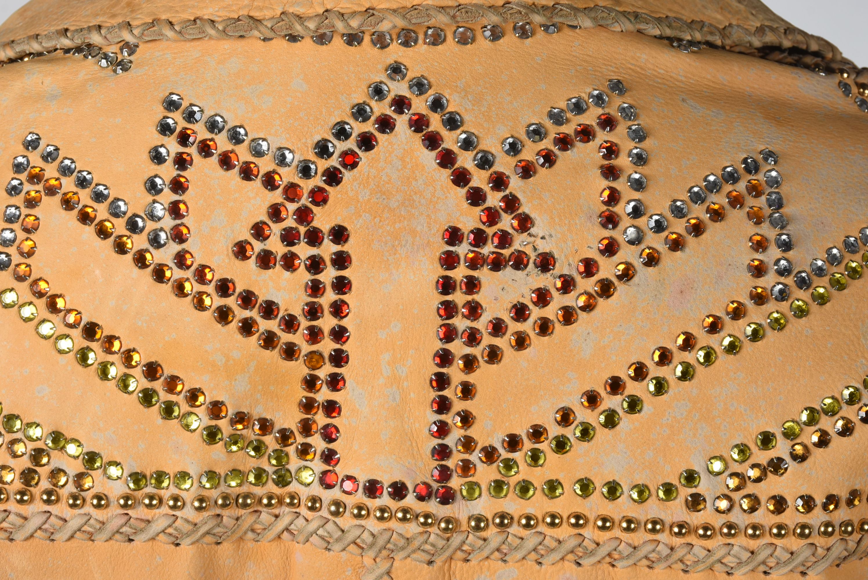 '76 Vintage Mexican Custom Made for North Beach Leather and Embellished Leather Stage Ensemble