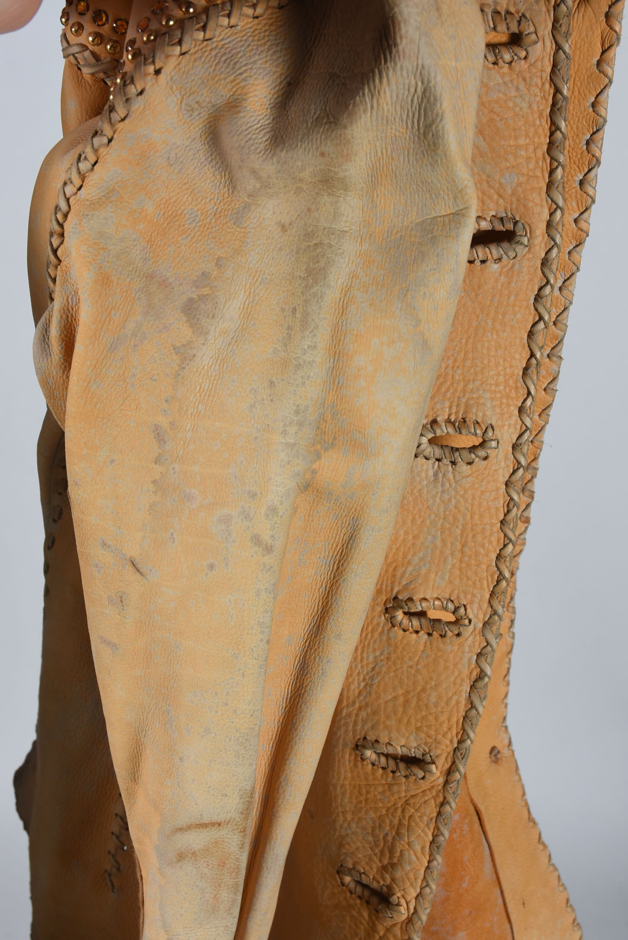 '76 Vintage Mexican Custom Made for North Beach Leather and Embellished Leather Stage Ensemble