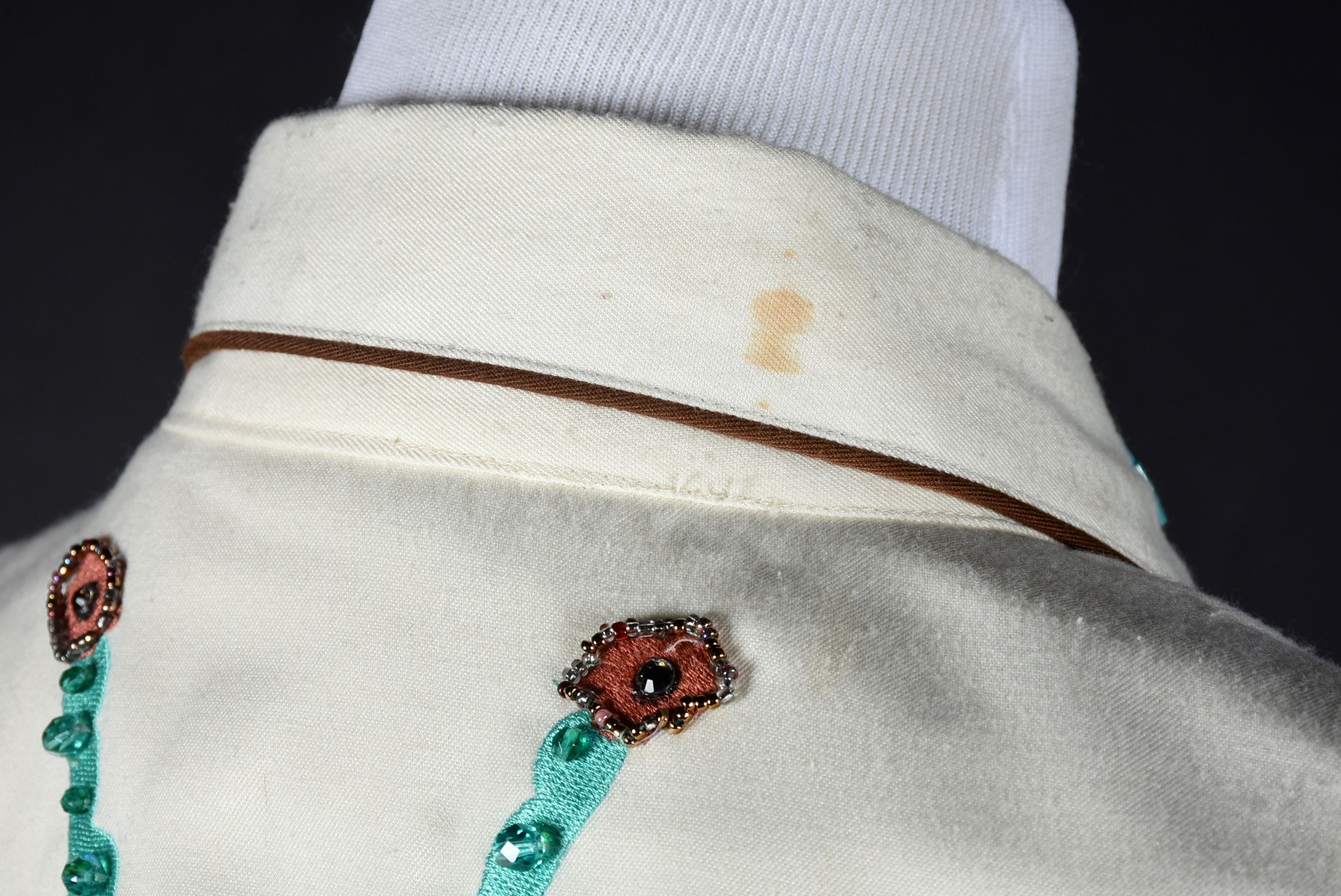 Scully Hand Embellished Western Dress Shirt with Embroidered Cactus
