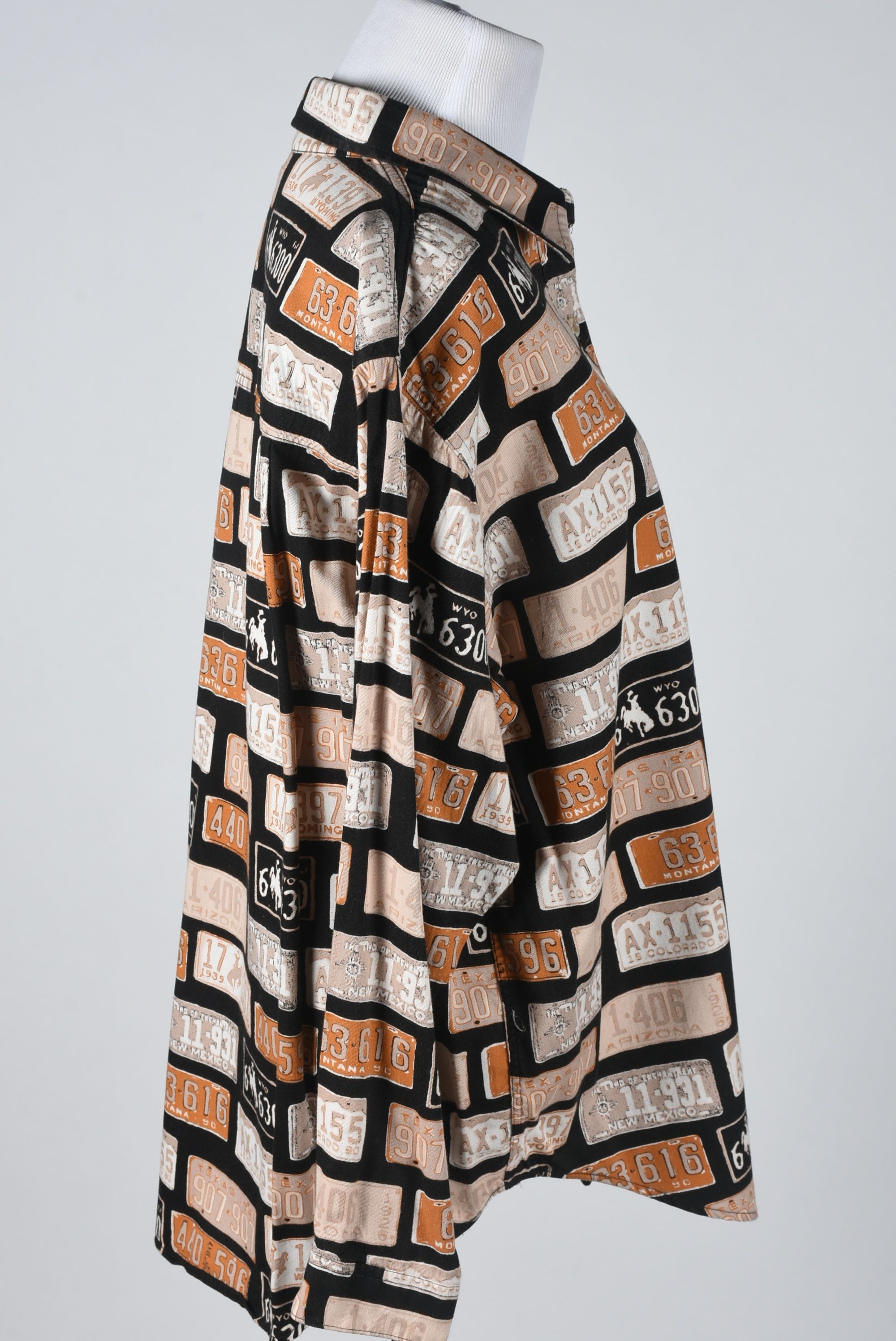 Barn Fly Authentic Designs 100% Cotton License Plate Print Shirt