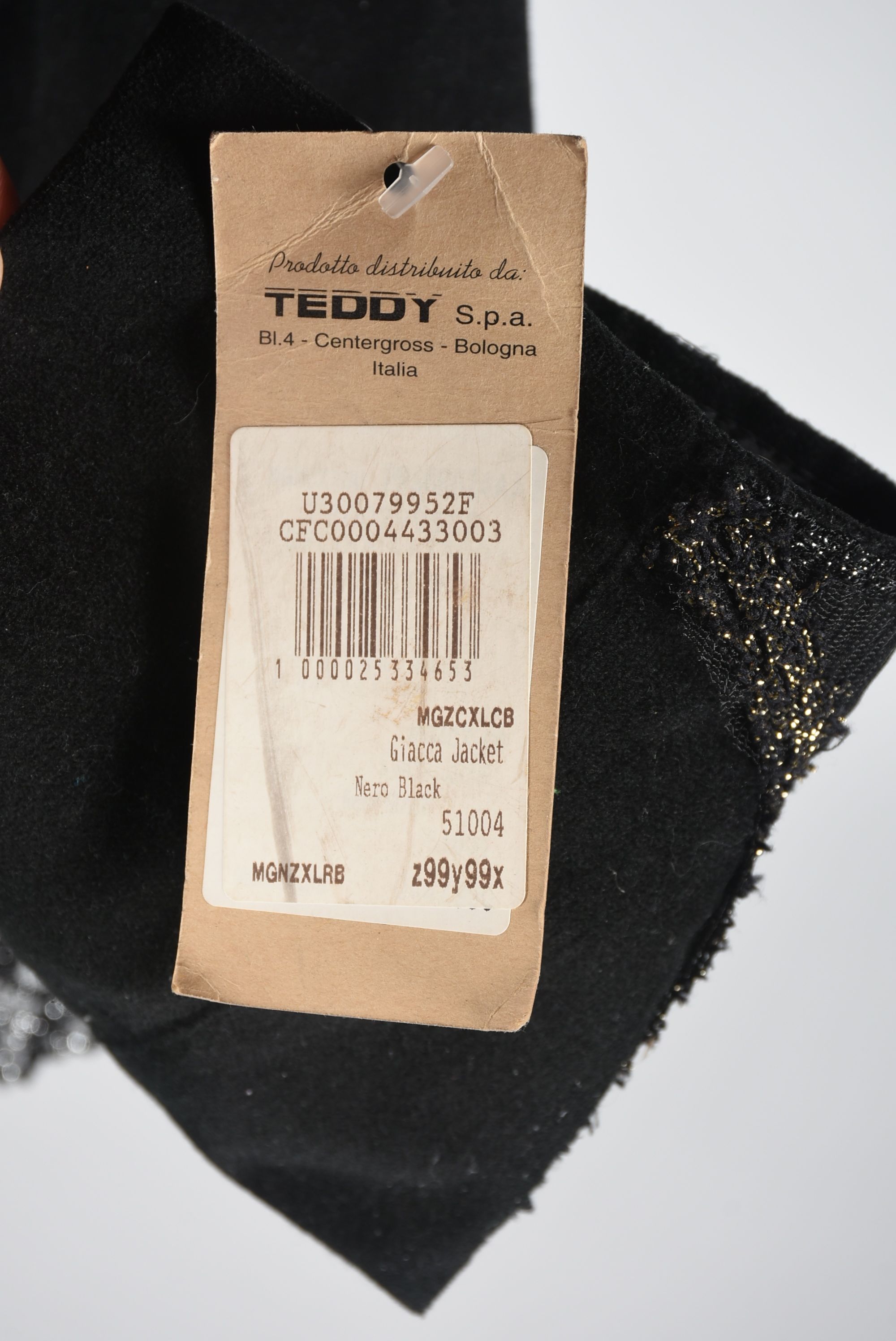 Rinascimento "Giacci" Black Belted Jacket