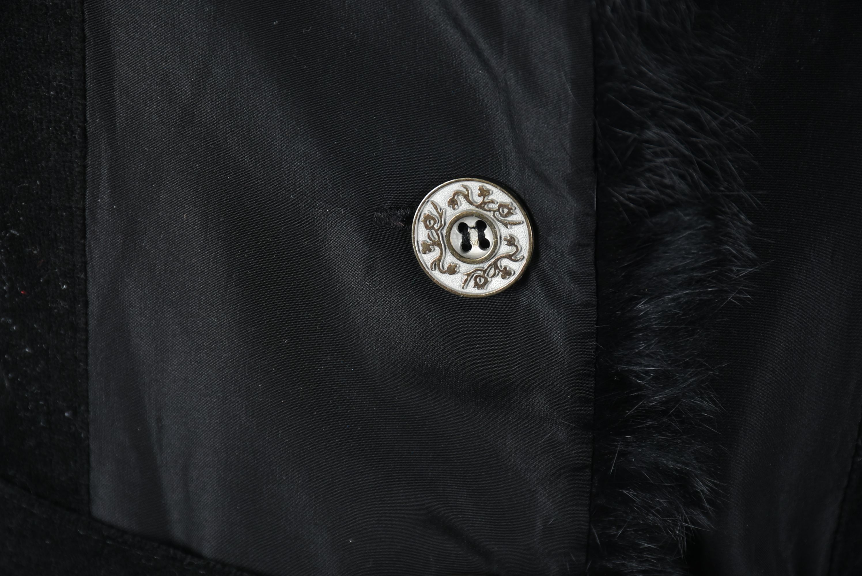 Rinascimento "Giacci" Black Belted Jacket