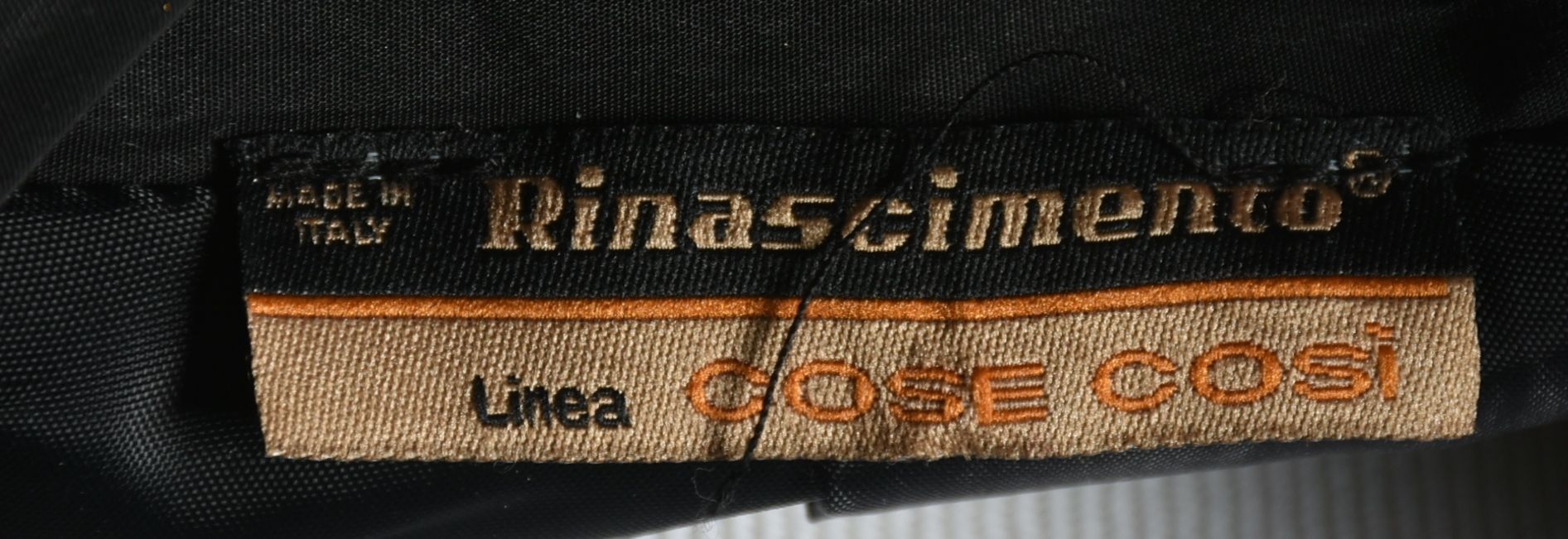 Rinascimento "Giacci" Black Belted Jacket