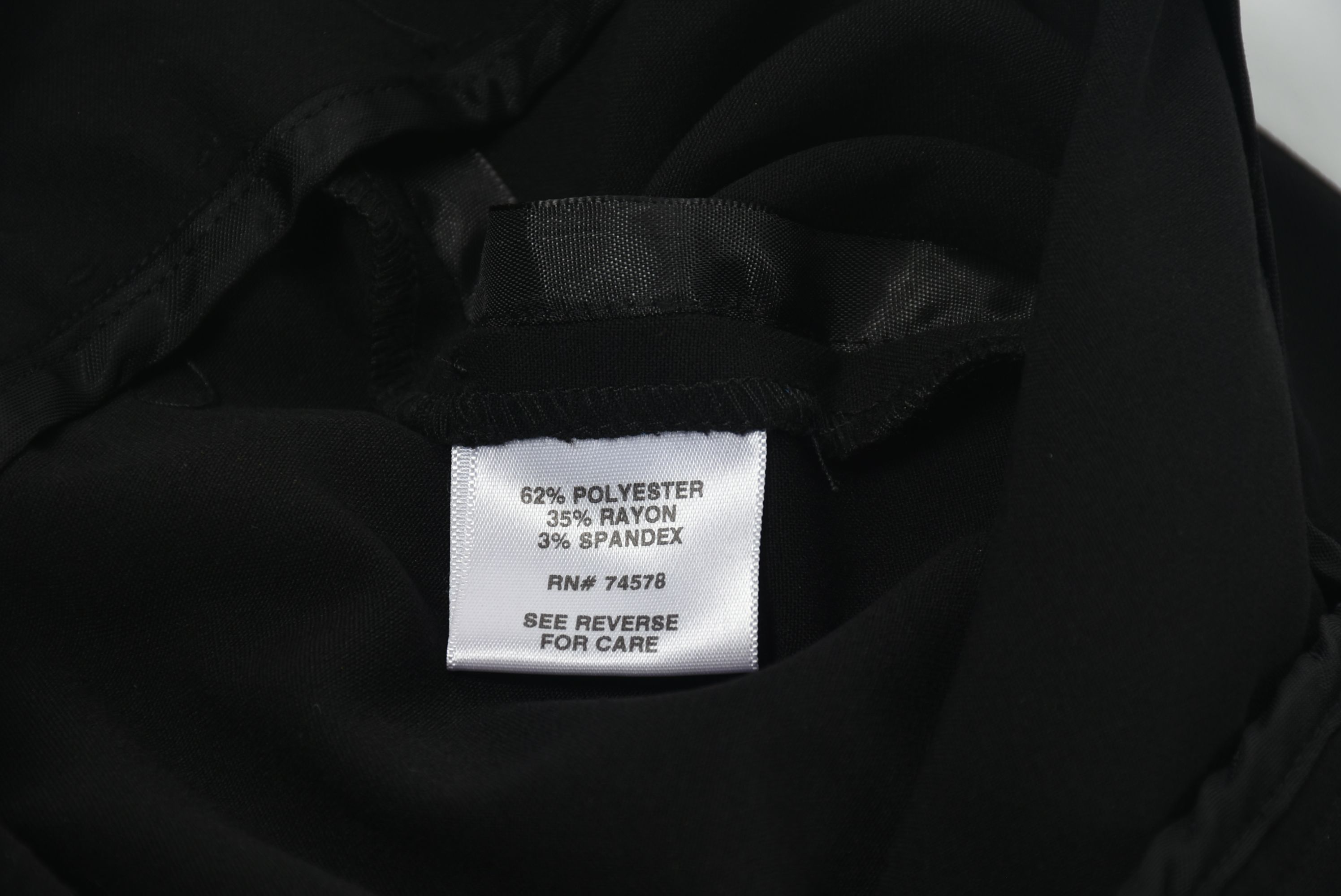 Black Pants Embellished with Rhinestones