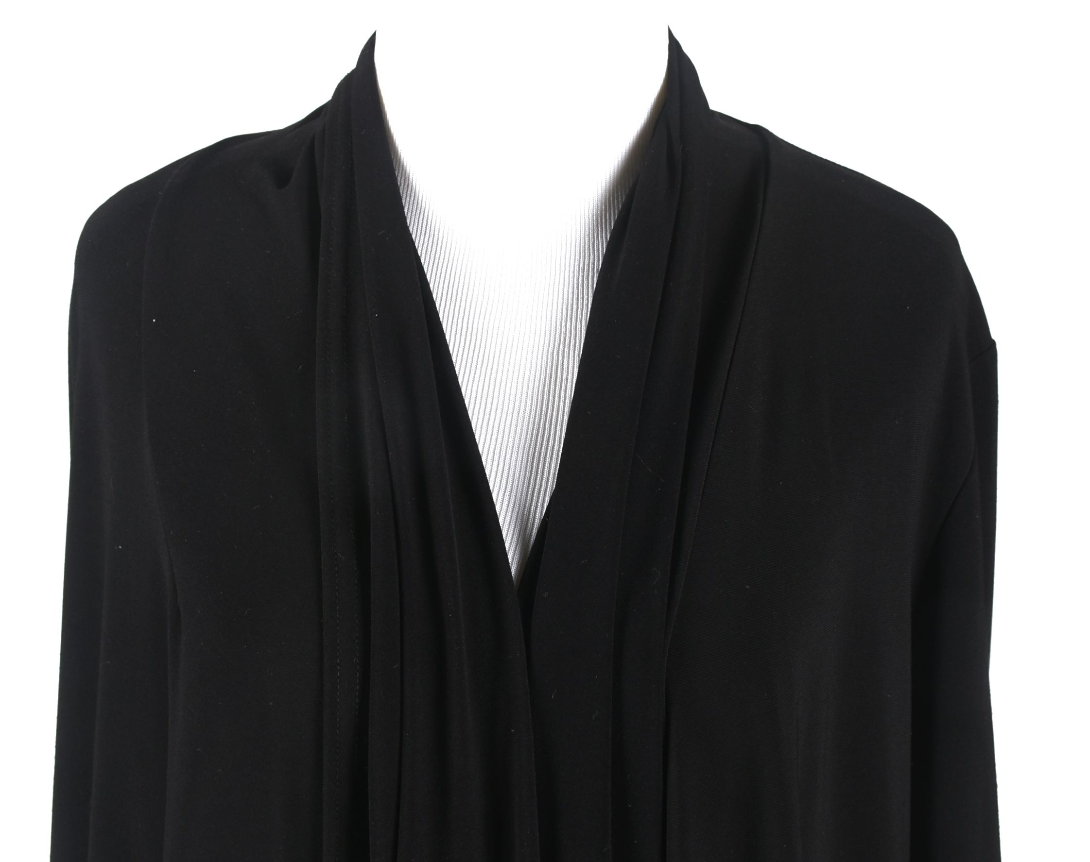 Black Evening Jacket with Embellished Fringe