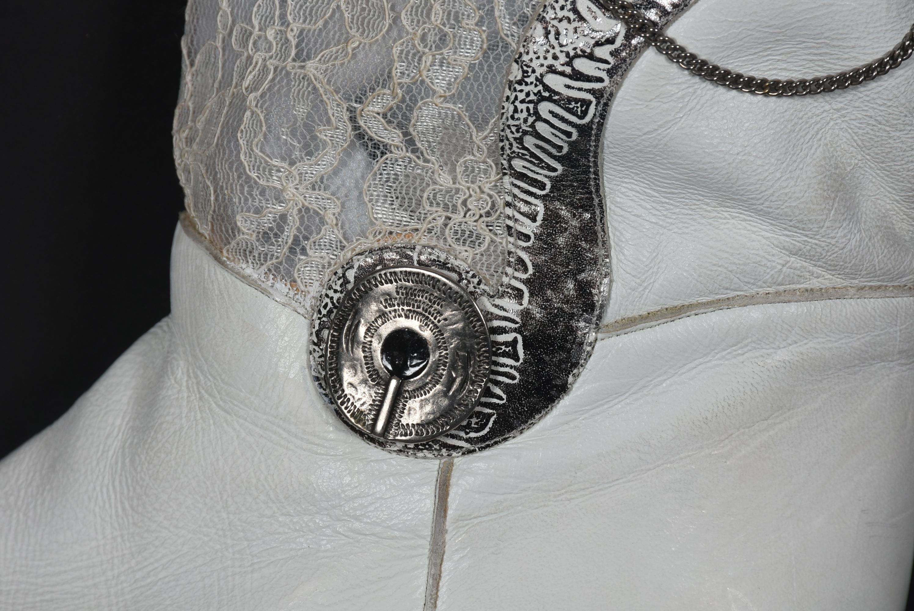 White Leather Creazioni Pablito Boots from the 1980s