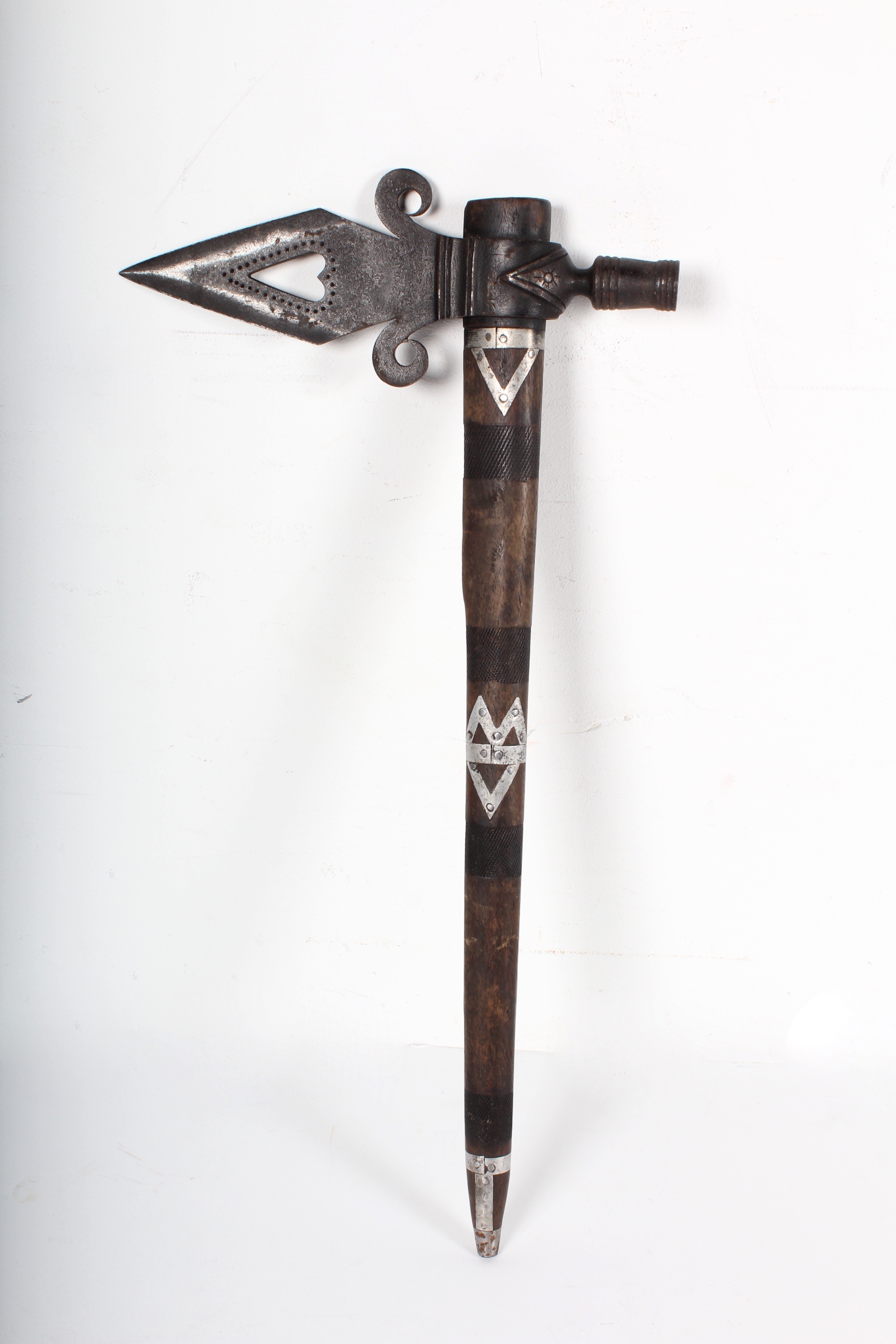 Ceremonial Spontoon Tomahawk Pipe