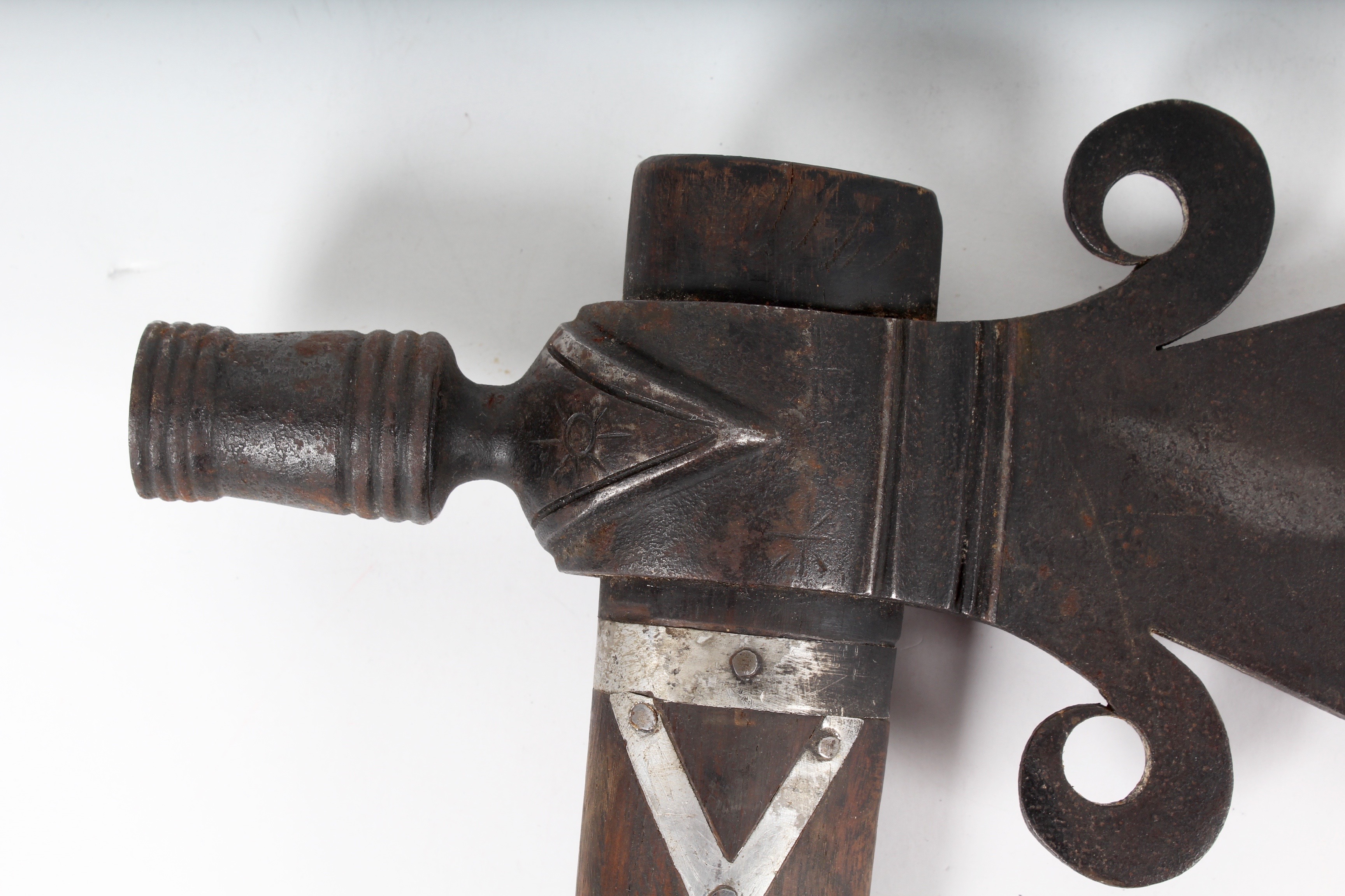 Ceremonial Spontoon Tomahawk Pipe