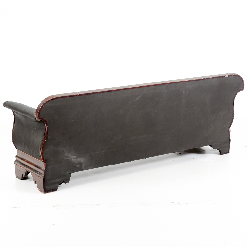 Antique American Empire Classical Sofa