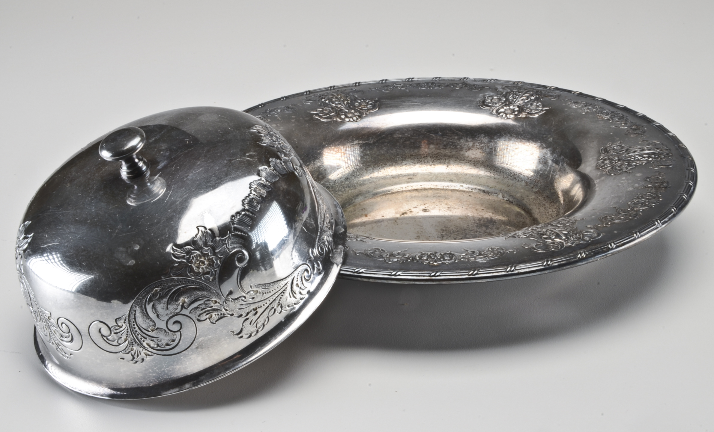 Assortment of Metal Serving Pieces