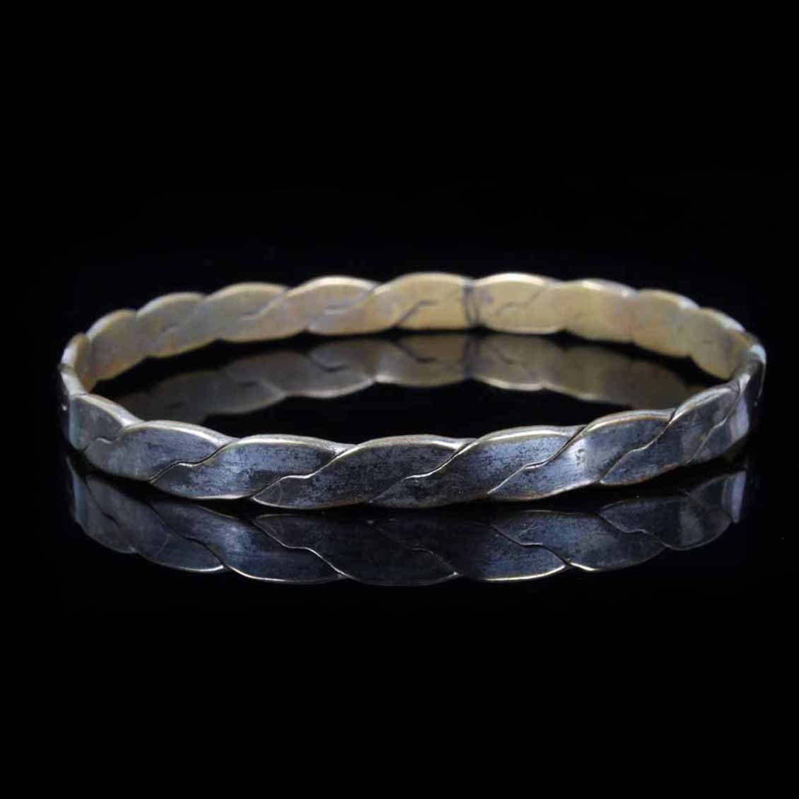 Mexican Sterling Silver Bangle Bracelet