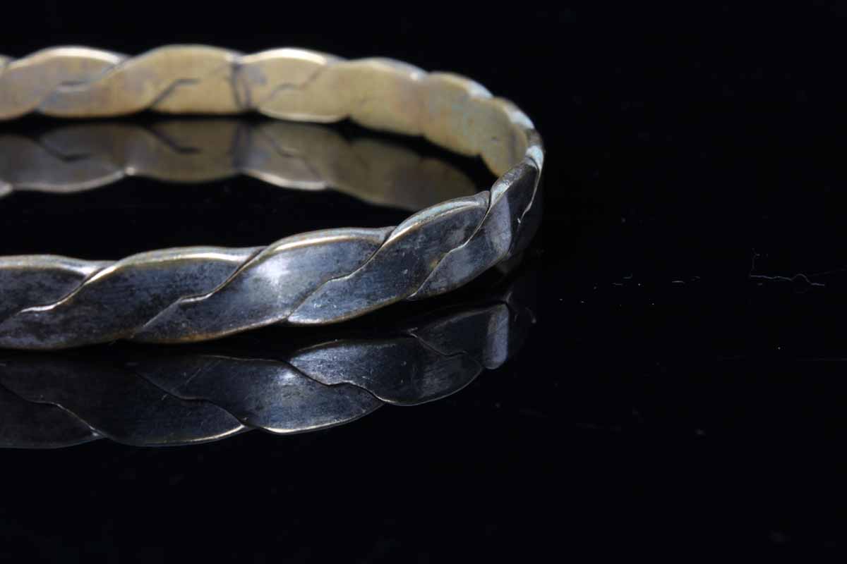 Mexican Sterling Silver Bangle Bracelet