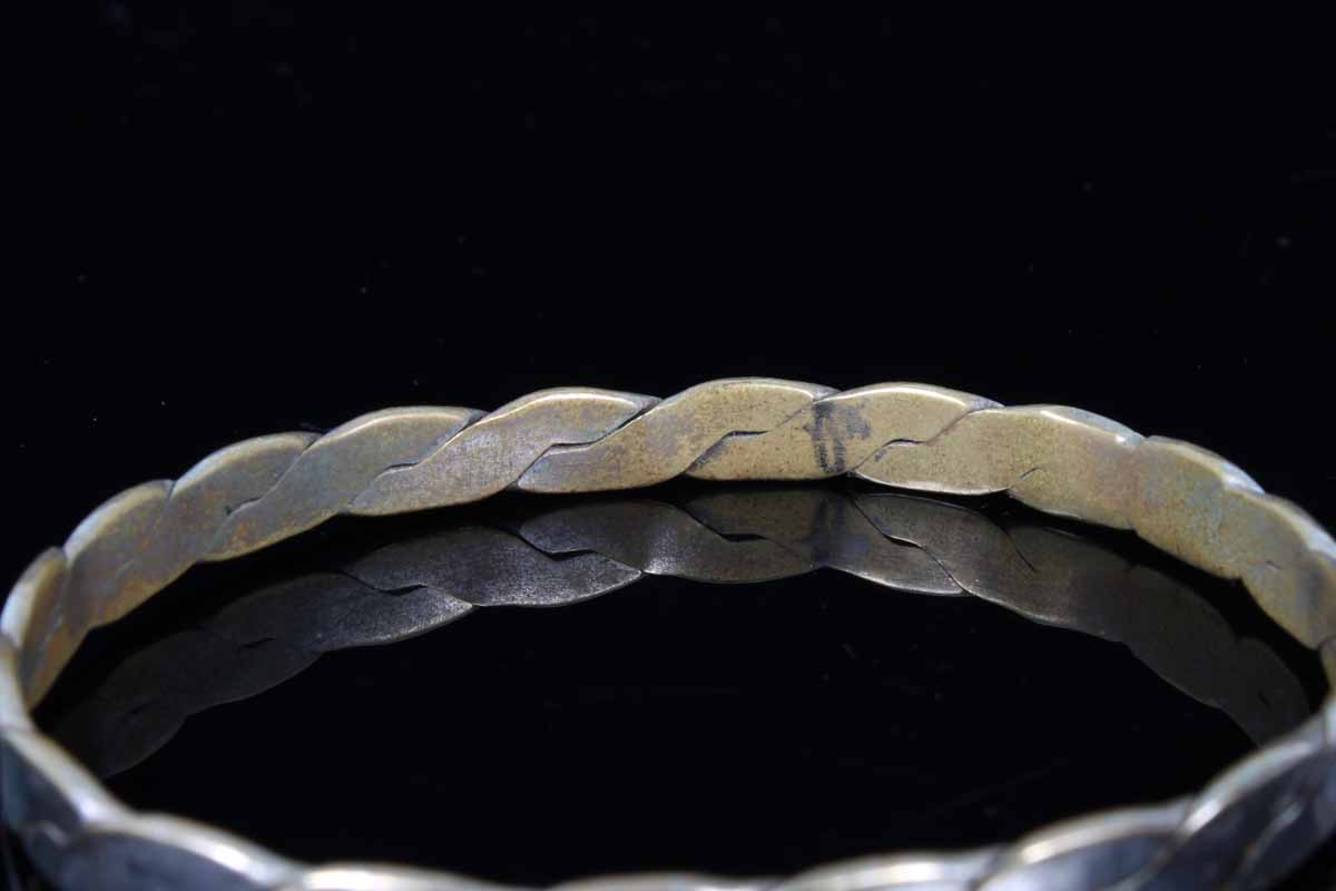 Mexican Sterling Silver Bangle Bracelet