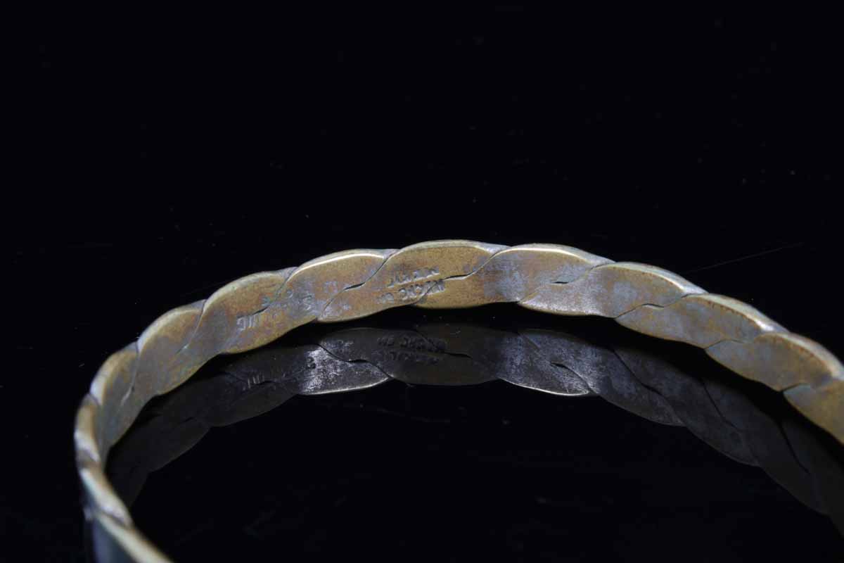 Mexican Sterling Silver Bangle Bracelet