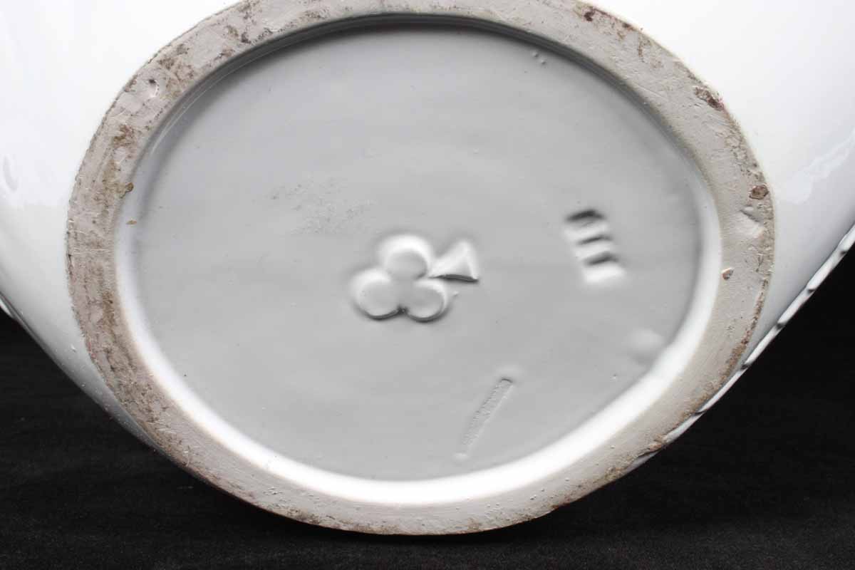 White Ceramic Peacock Bowl