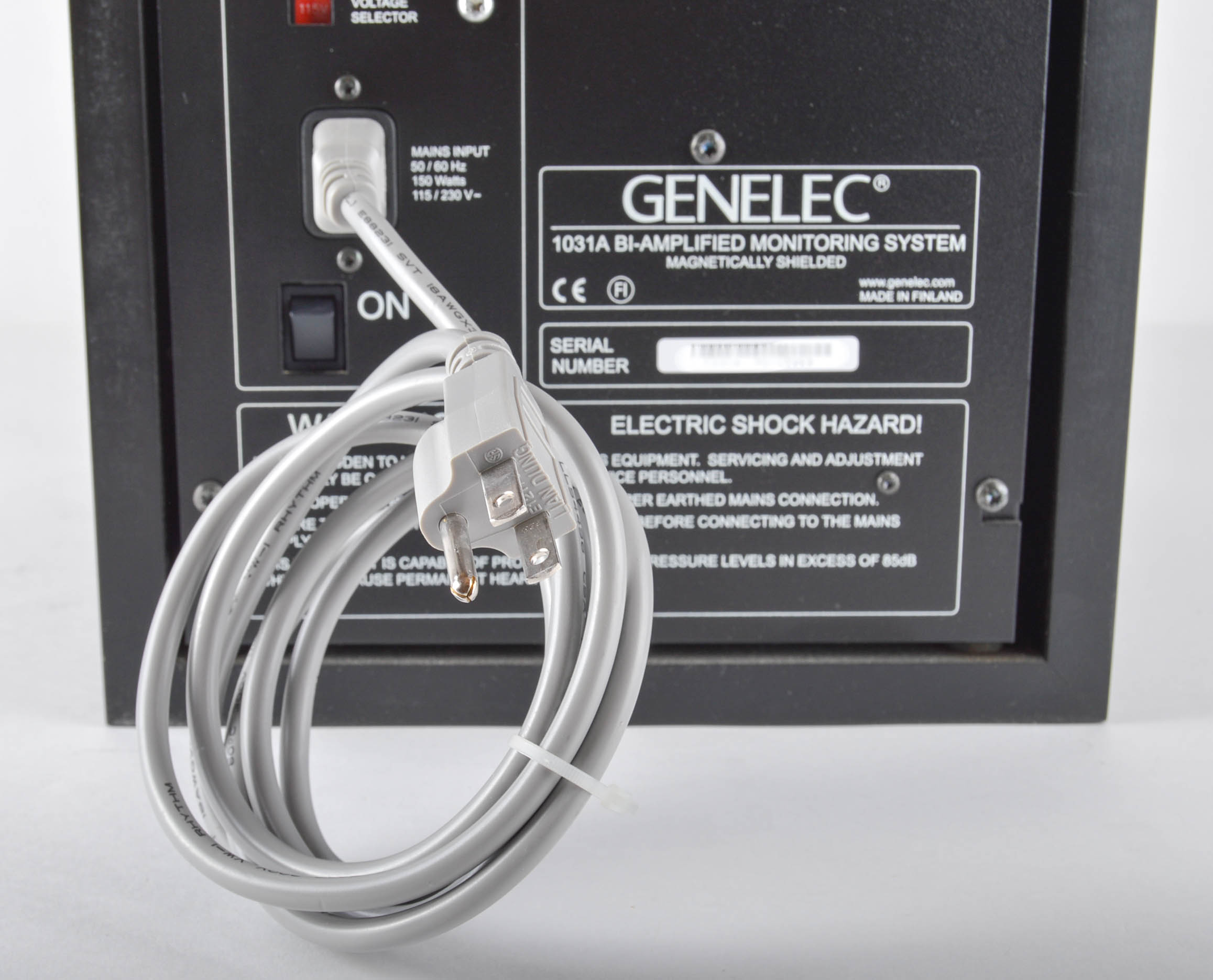 Matched Pair Genelec 1031A Studio Monitors