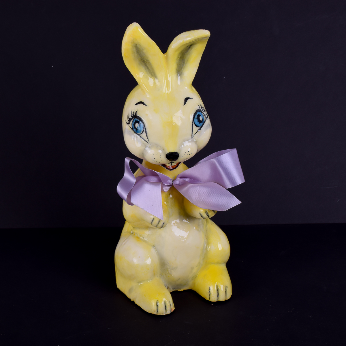 Vintage DeSela Papier Mache Rabbit