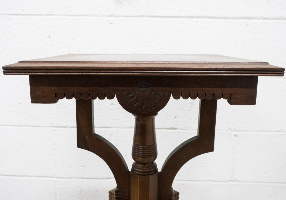 Antique Walnut Plant Stand