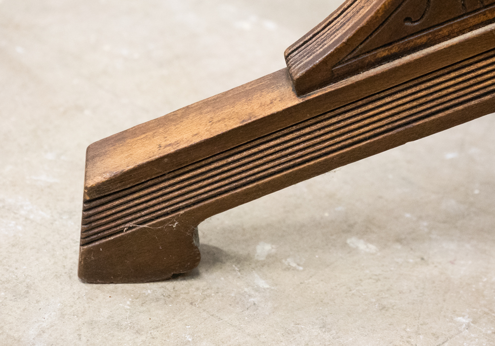 Antique Walnut Plant Stand