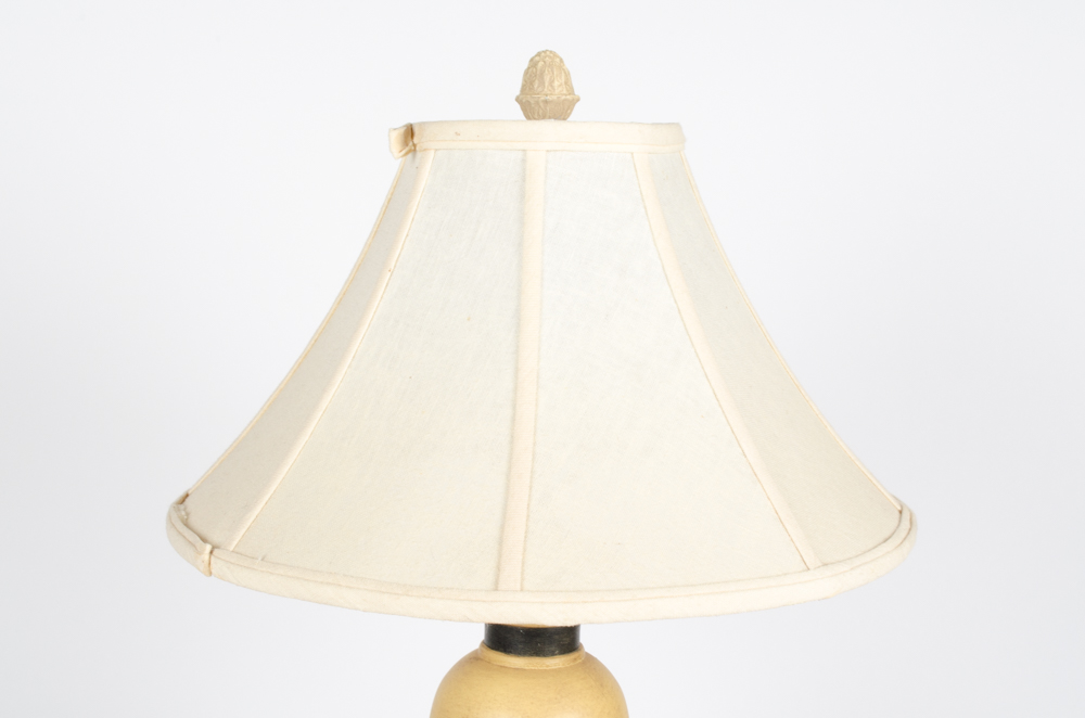 Painted Baluster Shaped Lamp