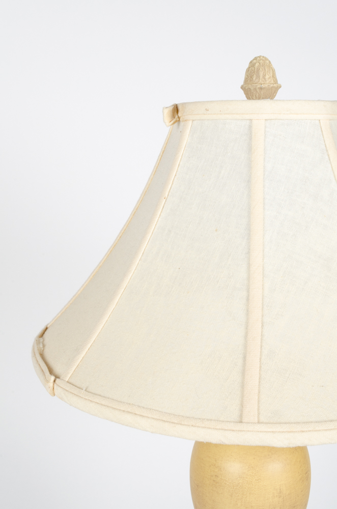 Painted Baluster Shaped Lamp