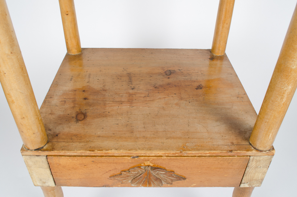 Antique American Pine Wash Stand