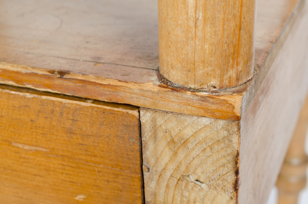 Antique American Pine Wash Stand