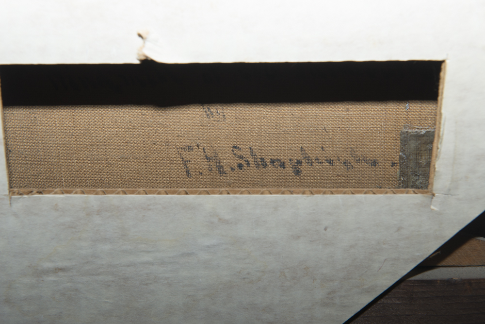 Henry Frank Shapleigh "Windmill South Yarmouth, Mass" Oil on Canvas