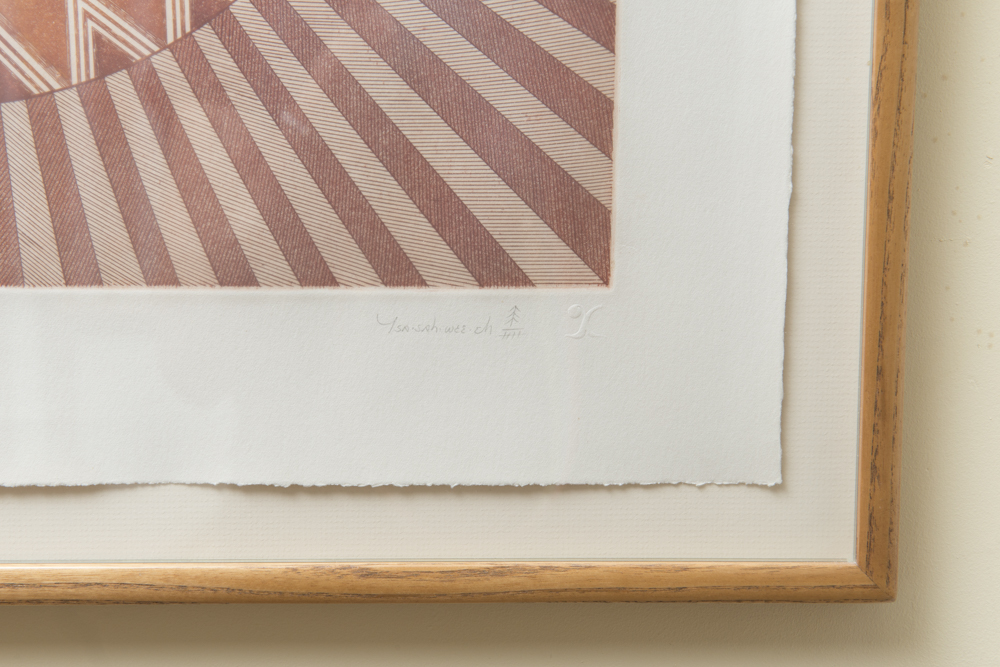 Helen Hardin "Santa Clara Pueblo, New Mexico" Aquatint