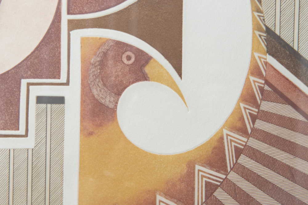 Helen Hardin "Santa Clara Pueblo, New Mexico" Aquatint