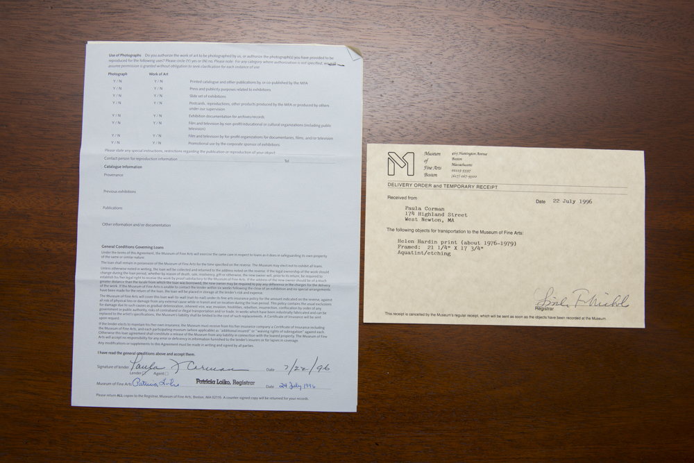 Helen Hardin "Santa Clara Pueblo, New Mexico" Aquatint